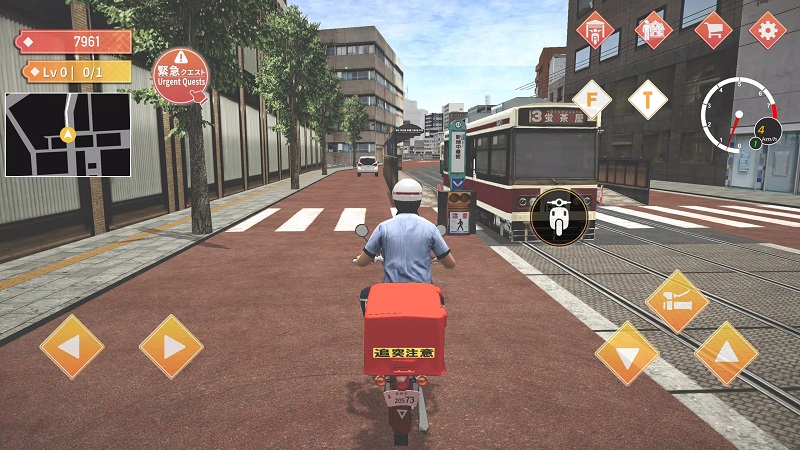 Trải nghiệm Japan Postman Moto Simulator mod apk: Hiện đại và sinh động